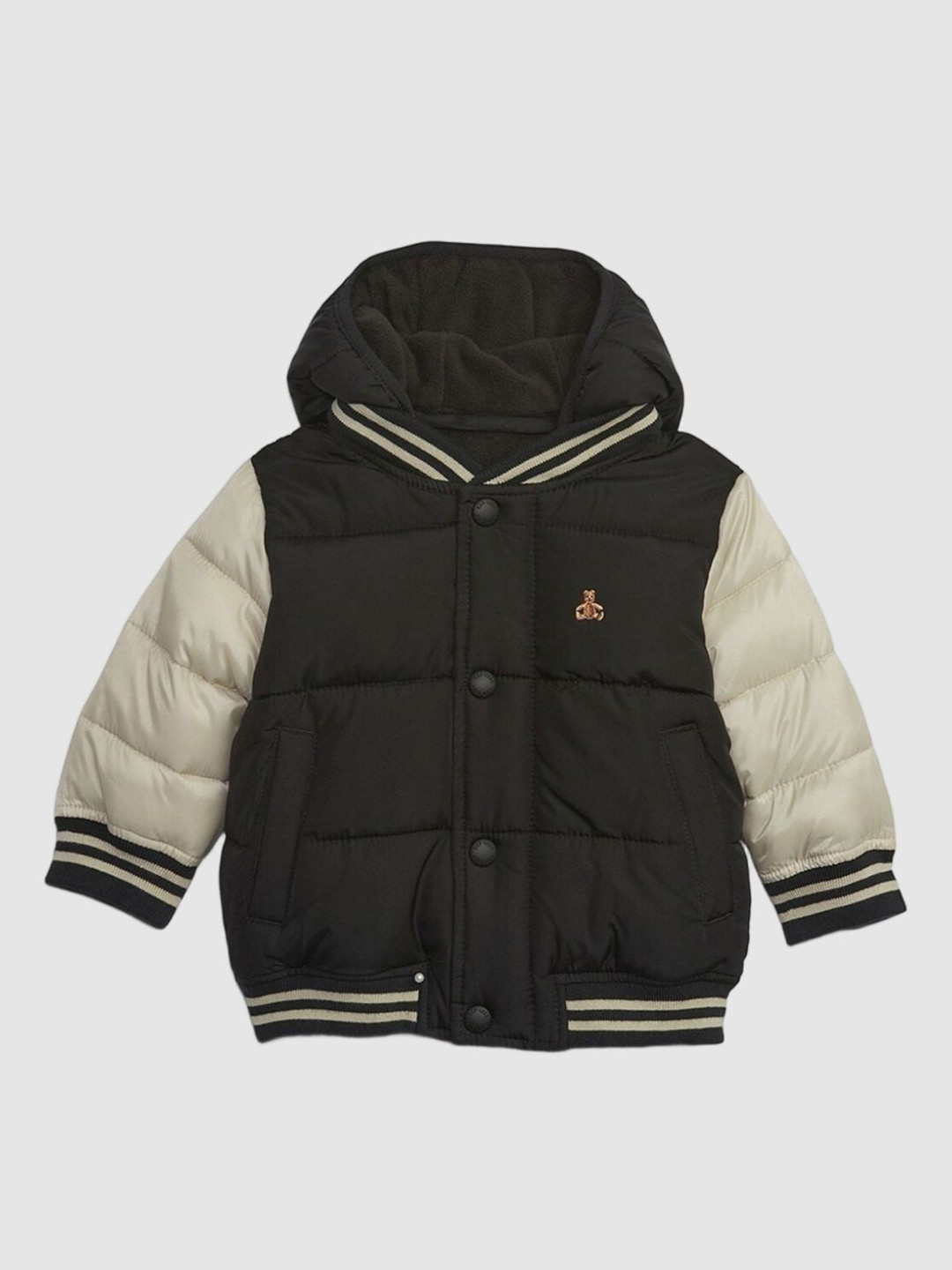 GAP Kids Colourblock Hooded Bomber Jacket