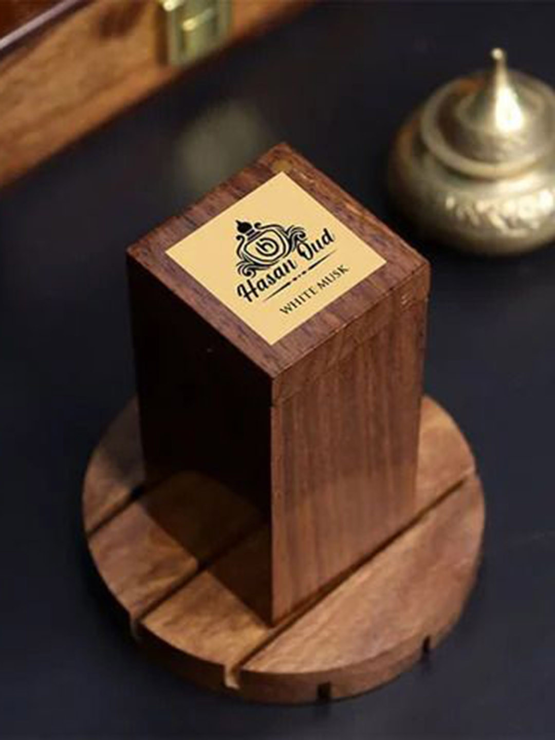 Hasan oud Men White Musk Alcohol Free Attar - 3 ml
