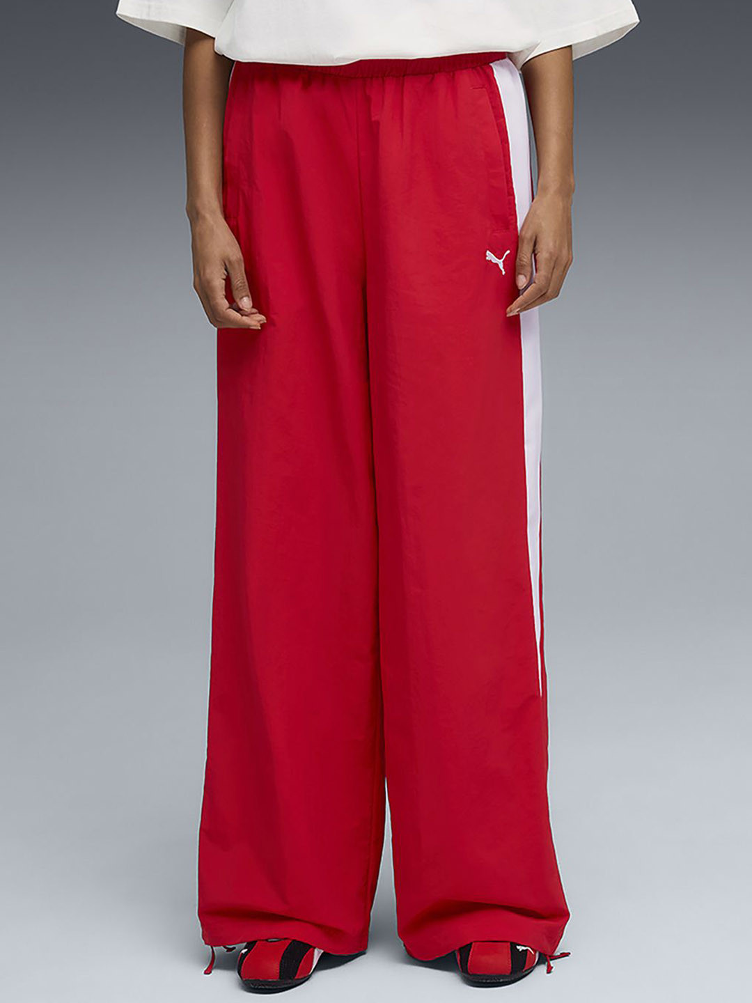 Puma T7 Family Women Relaxed Fit Signature Stripes Track Pants