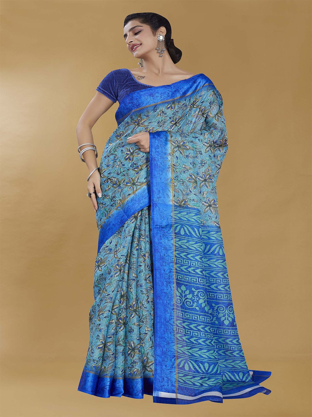 Rani Saahiba Floral Kota Saree