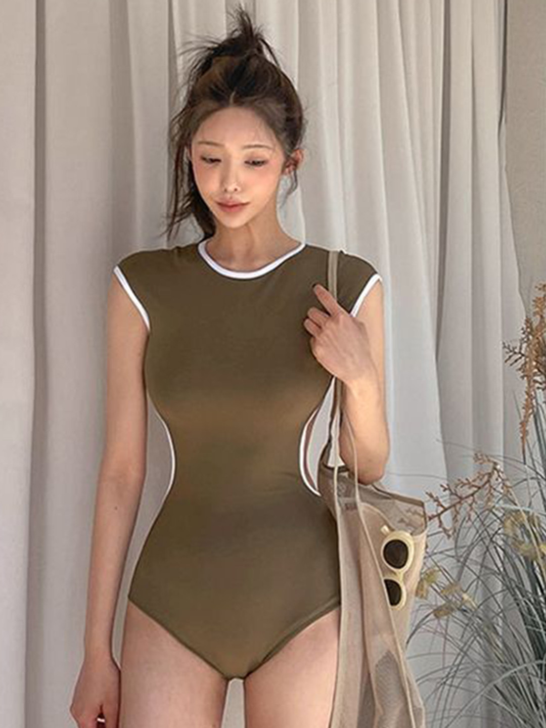 LULU & SKY Hollow-back Swimsuit