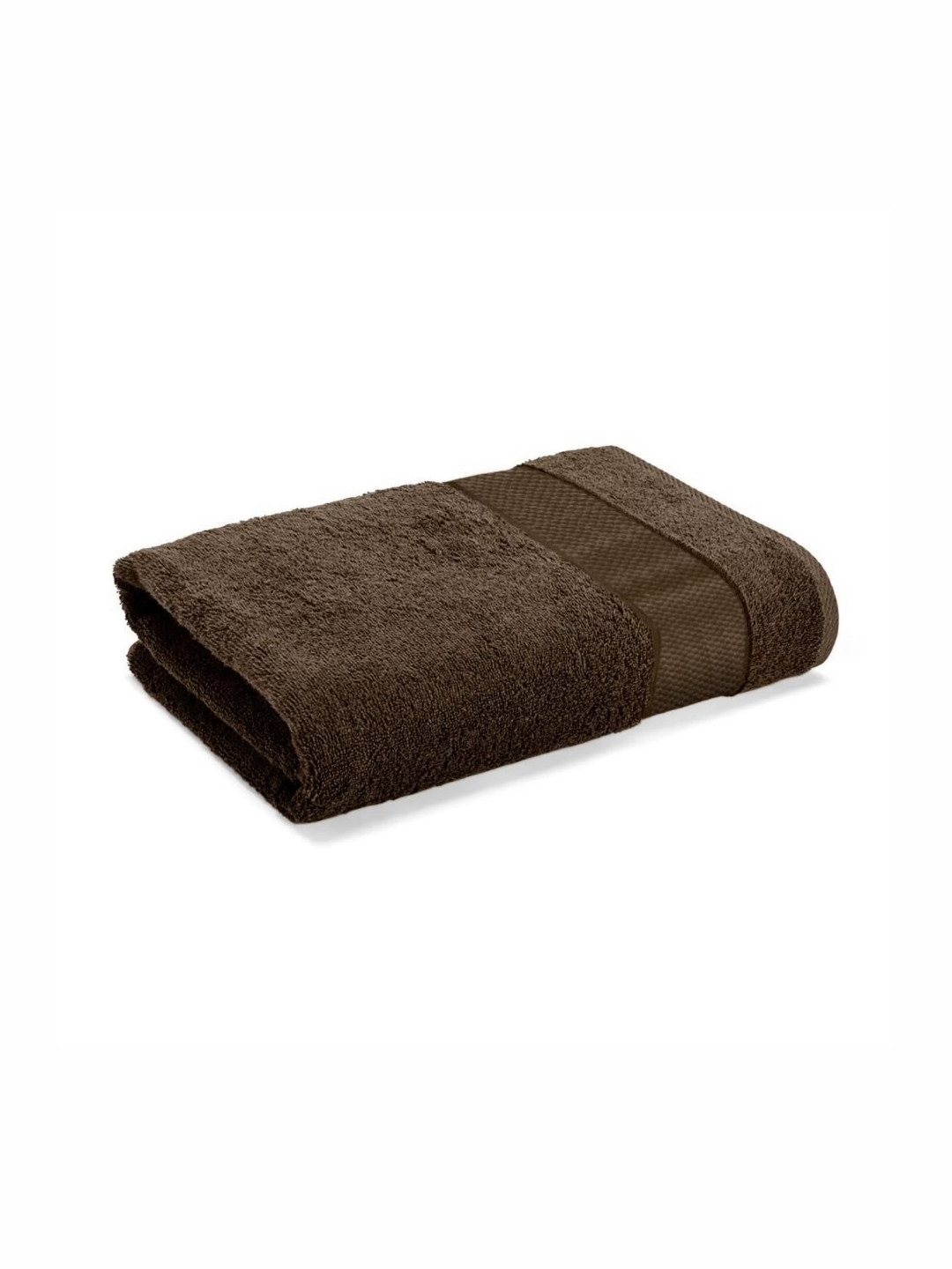 wakefit Coffee Brown Self-Design 500 GSM Bath Towel