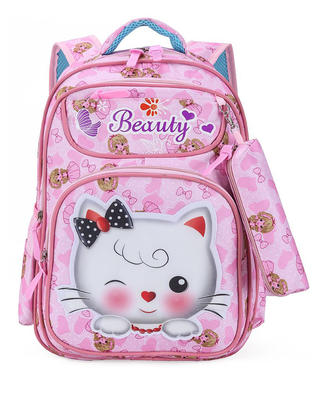 Tinytot Girls Large Printed School Backpack