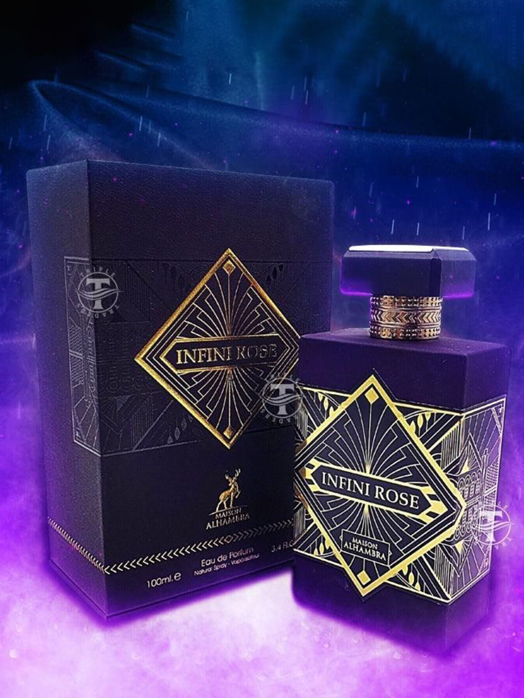 MAISON ALHAMBRA Infini Rose Long Lasting Eau De Parfum- 100 ml