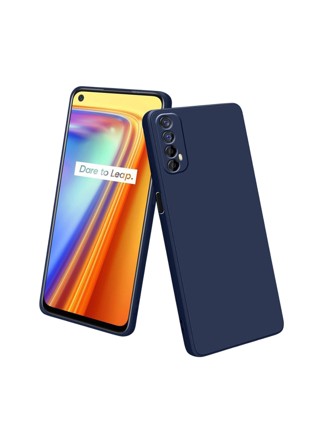 LIRAMARK Solid Printed realme 7 Back Case Mobile Accessories