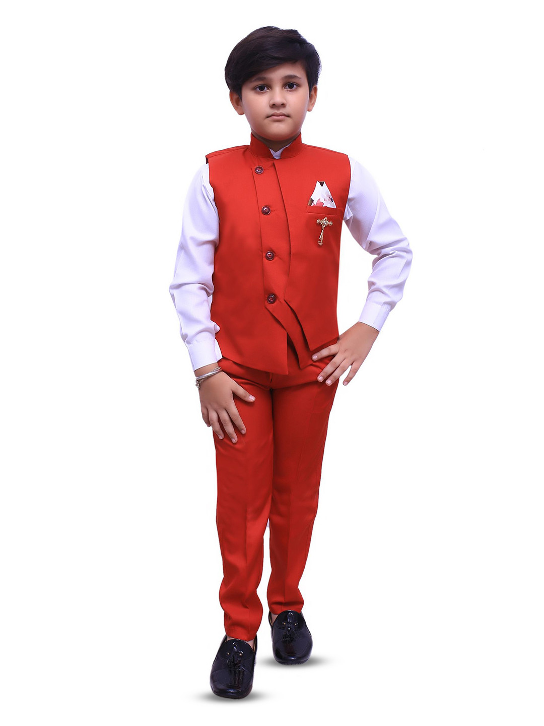 VALUE CREATION Single Breasted 3 Pieces Suit