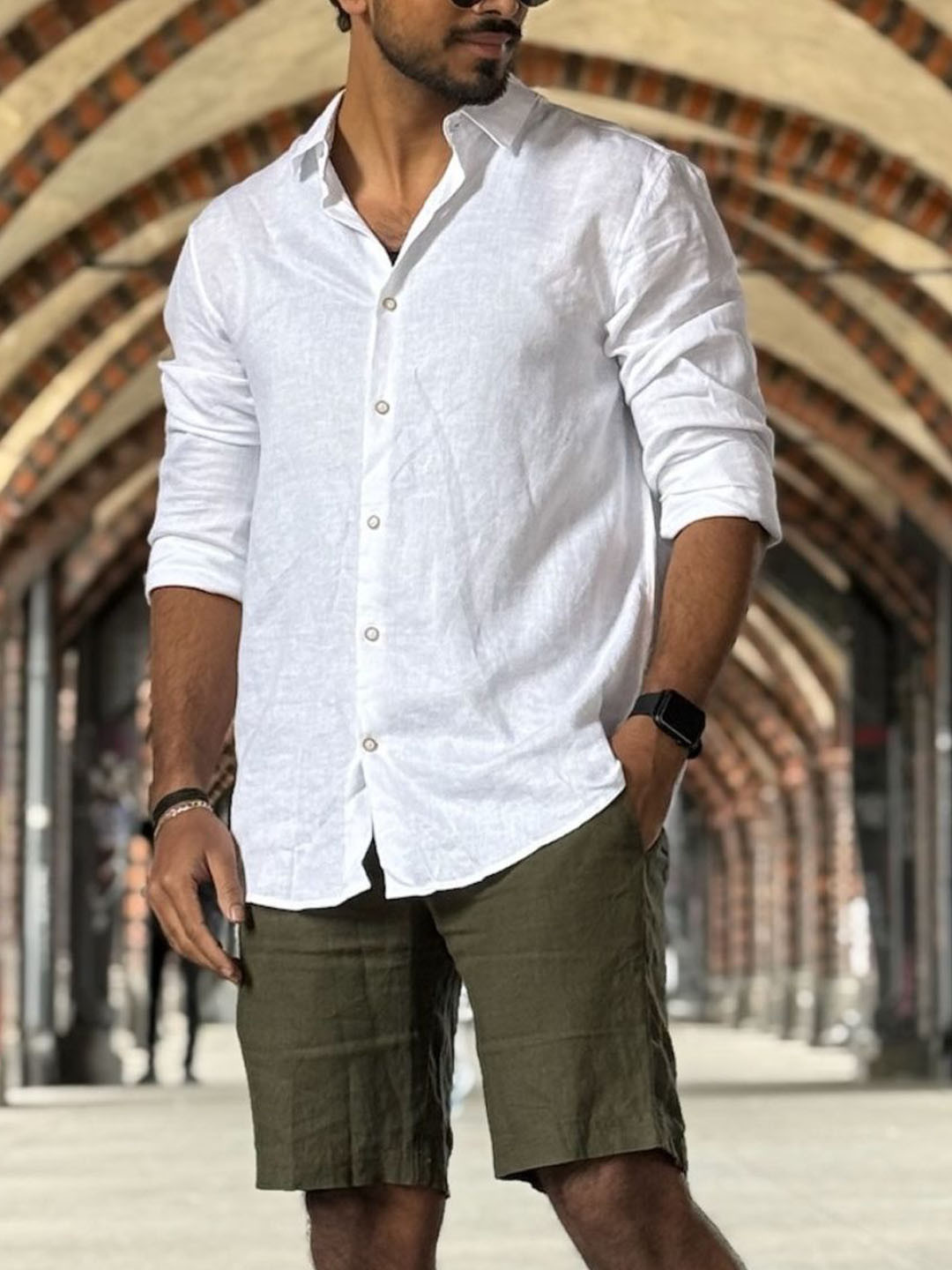 Rimore Men Antimicrobial Technology Chino Shorts