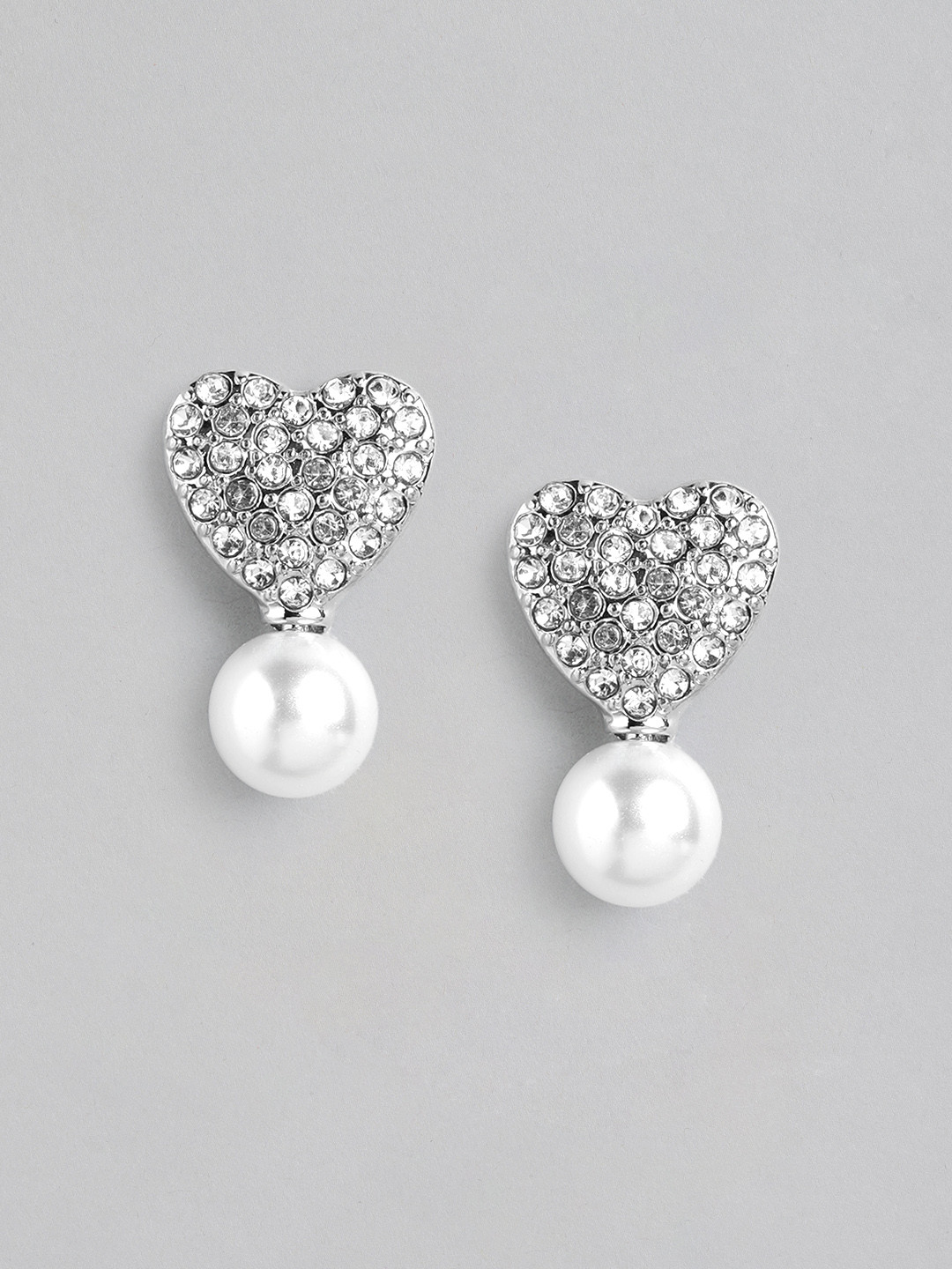 Forever New Casey Heart Shaped Drop Earrings