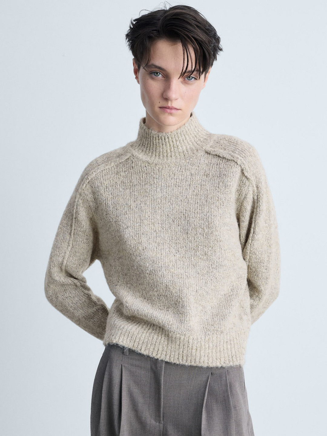 MANGO High Neck Pullover