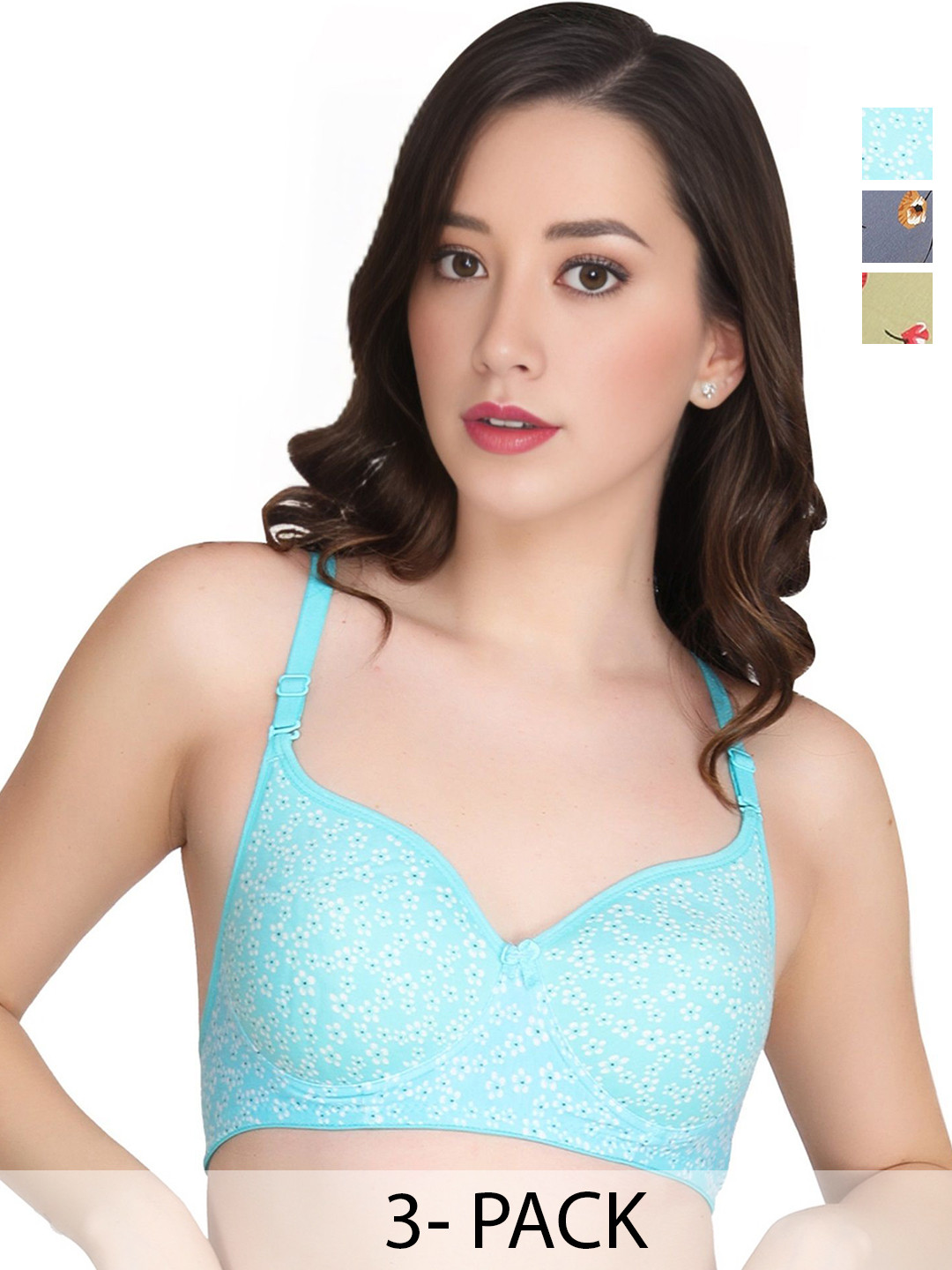 Liigne Floral Bra Full Coverage Lightly Padded