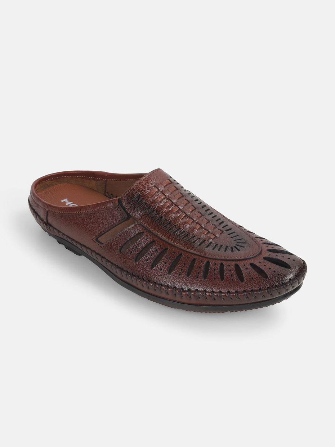 Mochi Men Leather Shoe-Style Sandals