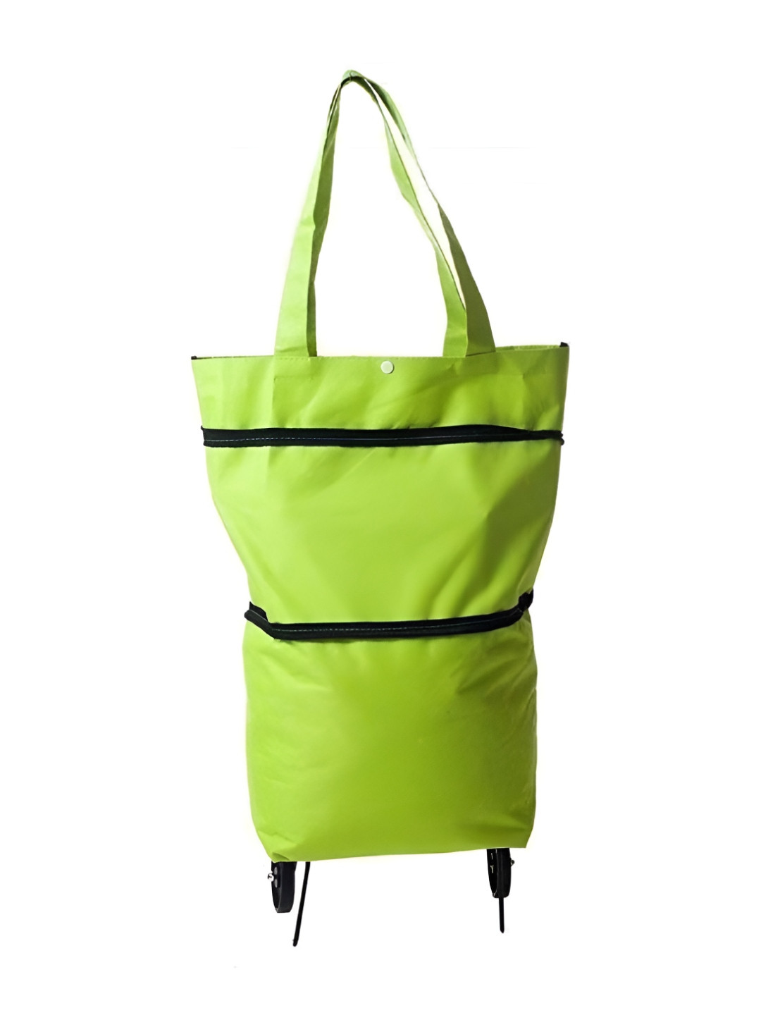 upkaranwale Green Tug Foldable Bag With Wheels