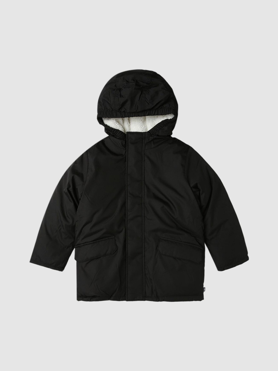 GAP Boys Relaxed Fit Hooded Sherpa Jacket