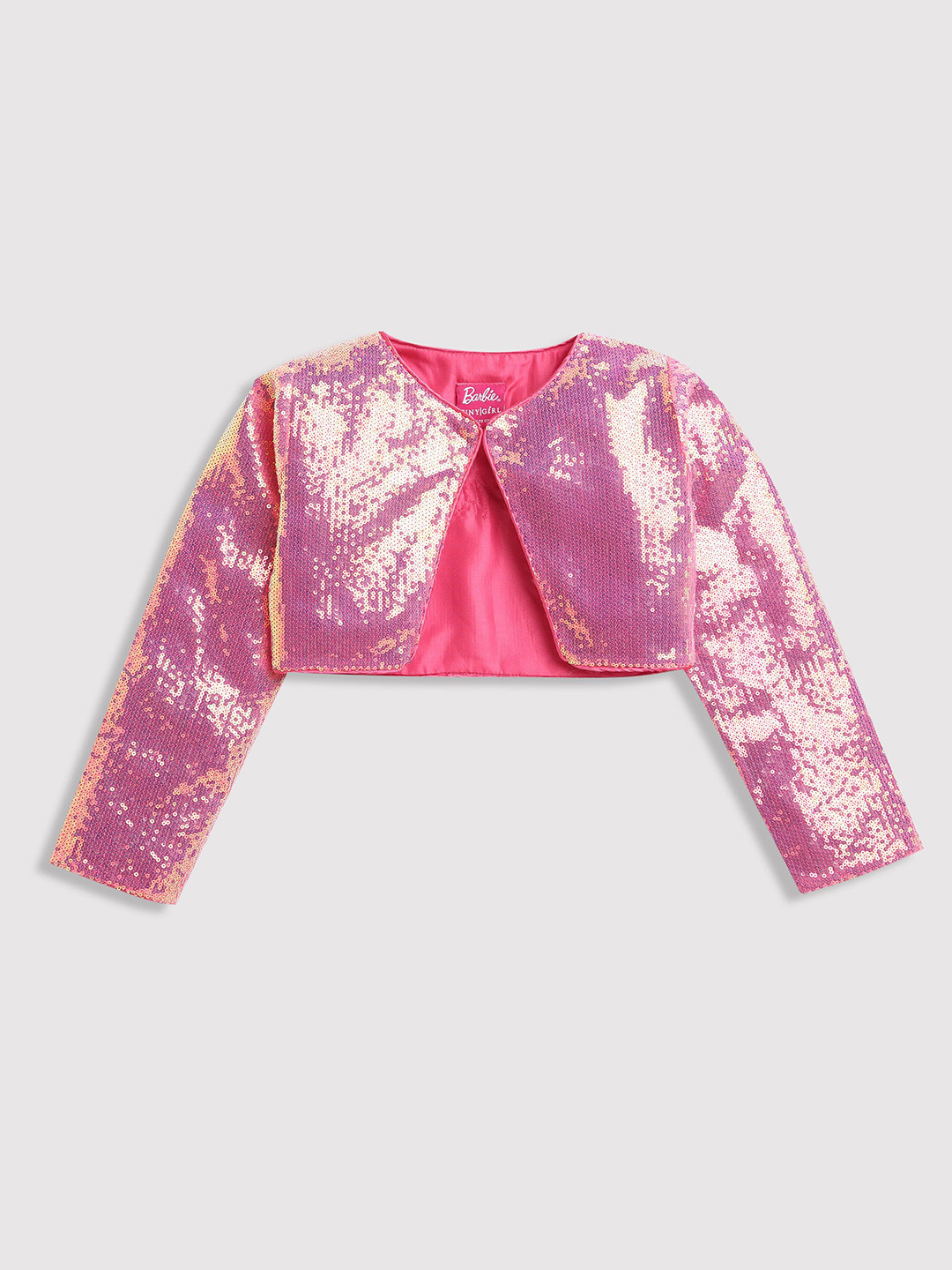 Tiny Girl Girls Party Crop Tie-Up Shrug