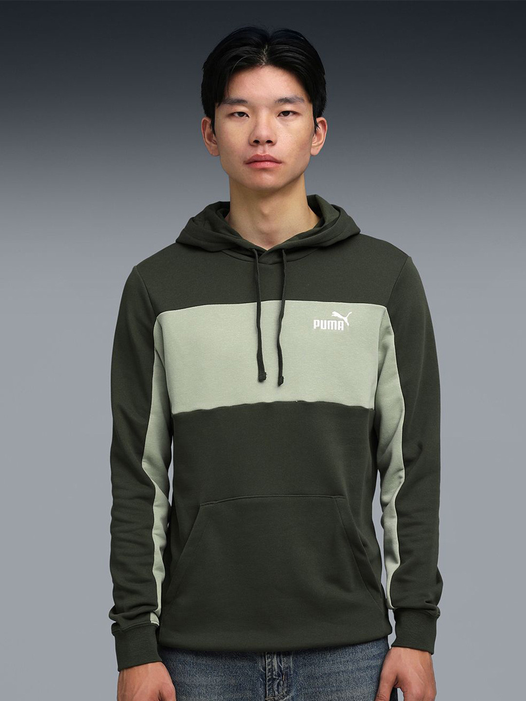 Puma Essentials Block Men's Regular Fit Classic Hoodie