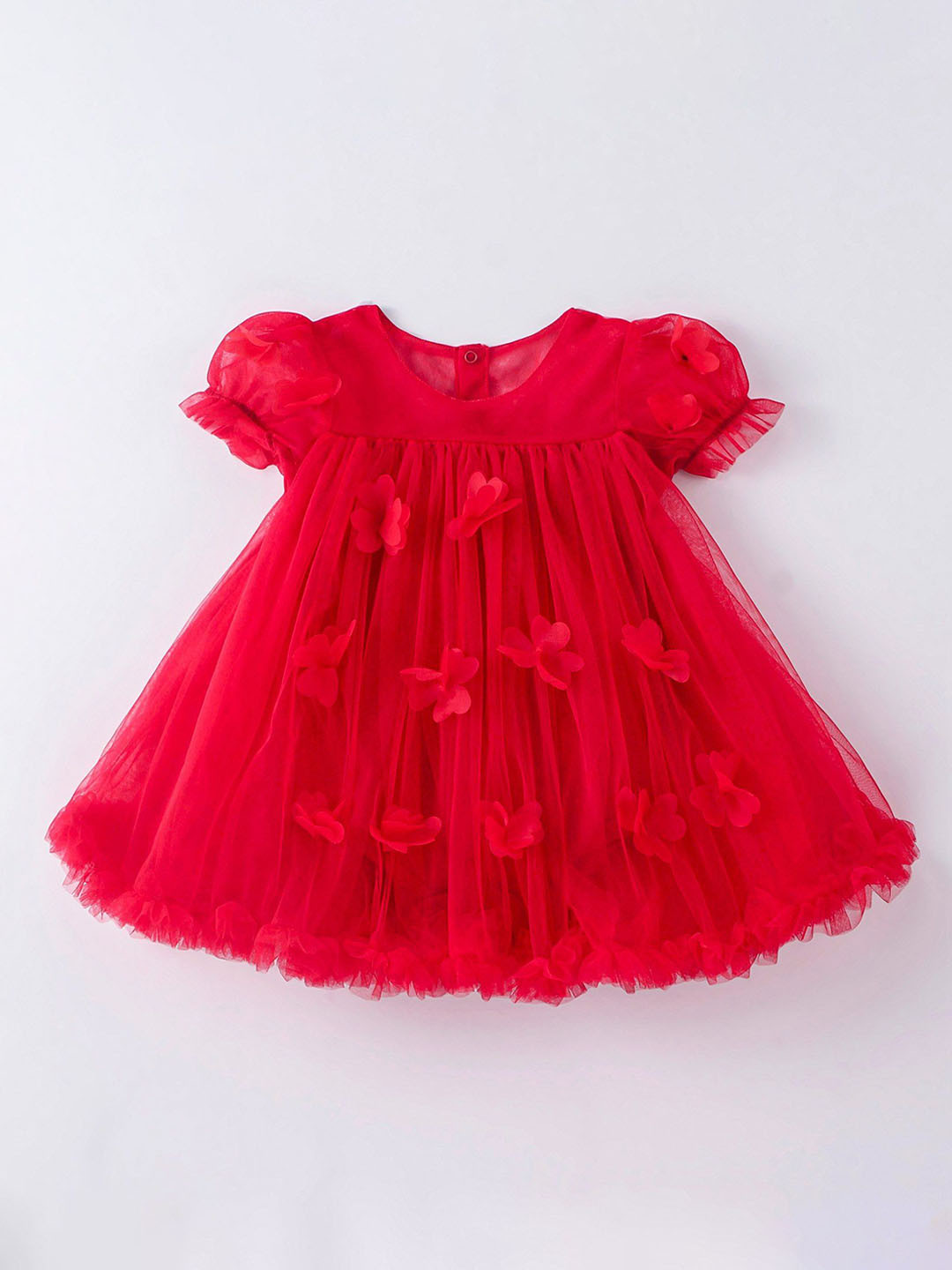 Mark & Mia Infant Girls Floral Frock Style Bodysuit
