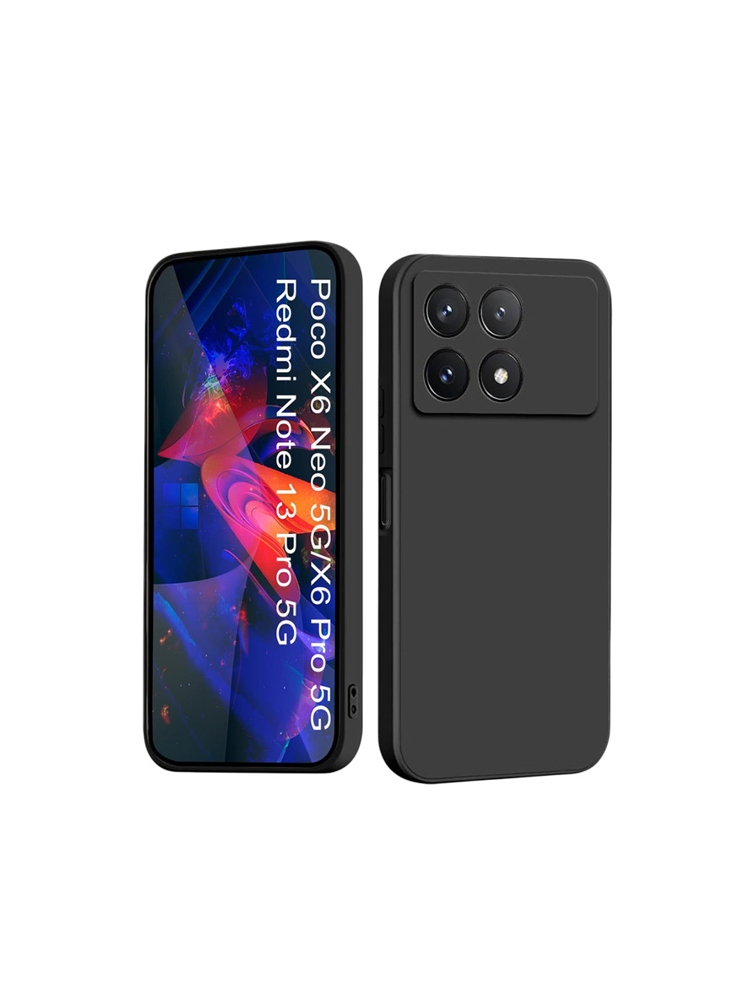 LIRAMARK Poco X6 Neo 5G Silicone Back Cover