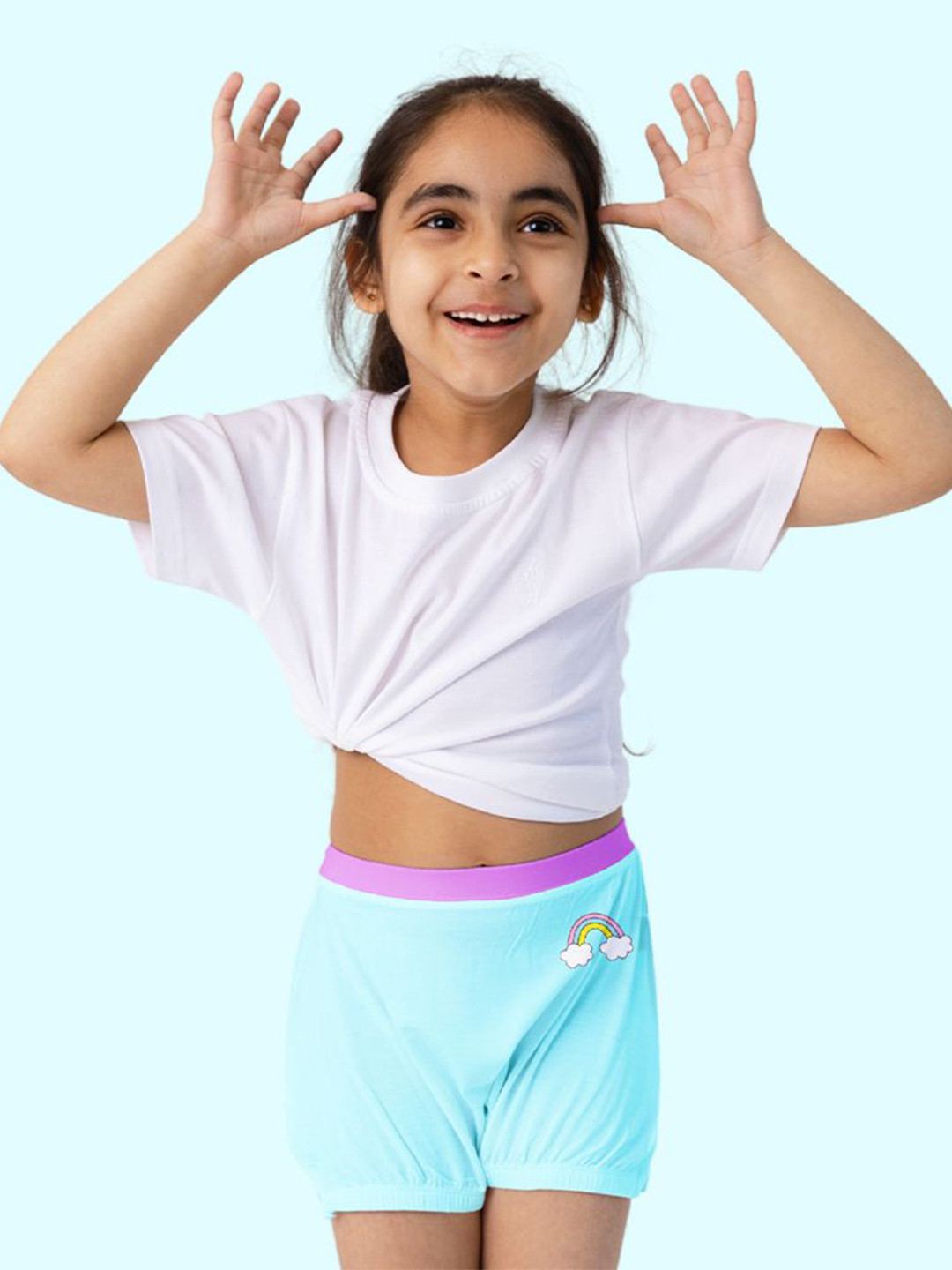 SuperBottoms Girls Boy Short Super Soft Mid Rise Brief Und-G-BL-UR-4-6Y-1P_N