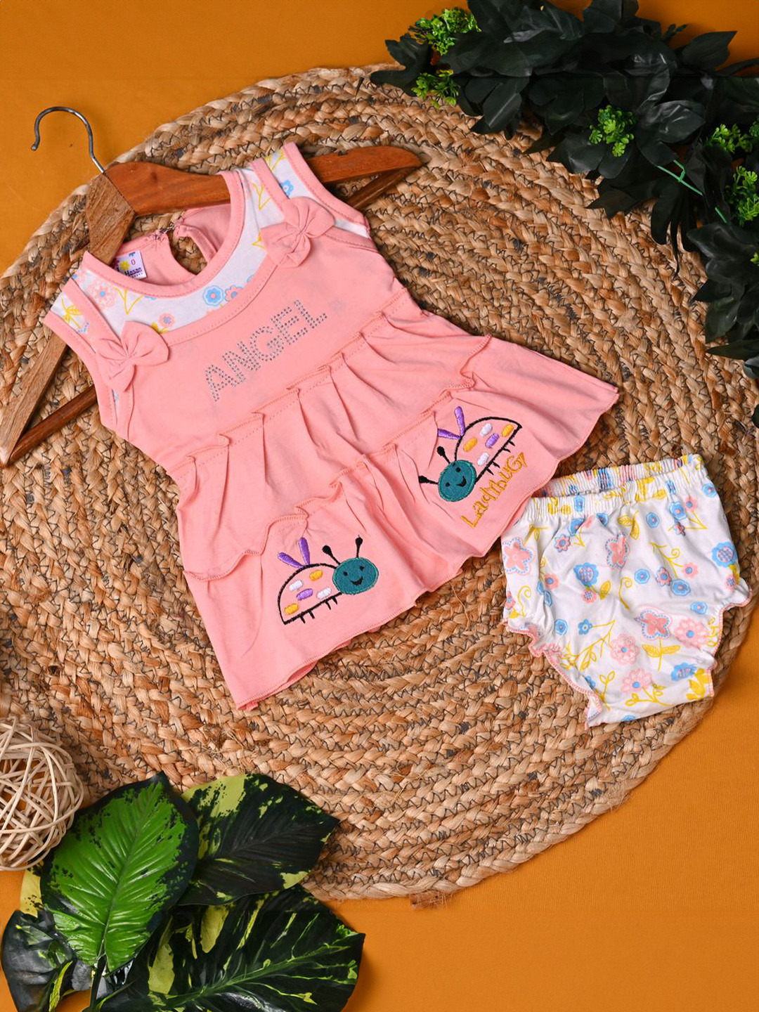 ER LIFE Style Girls Floral A-Line Flared Dress