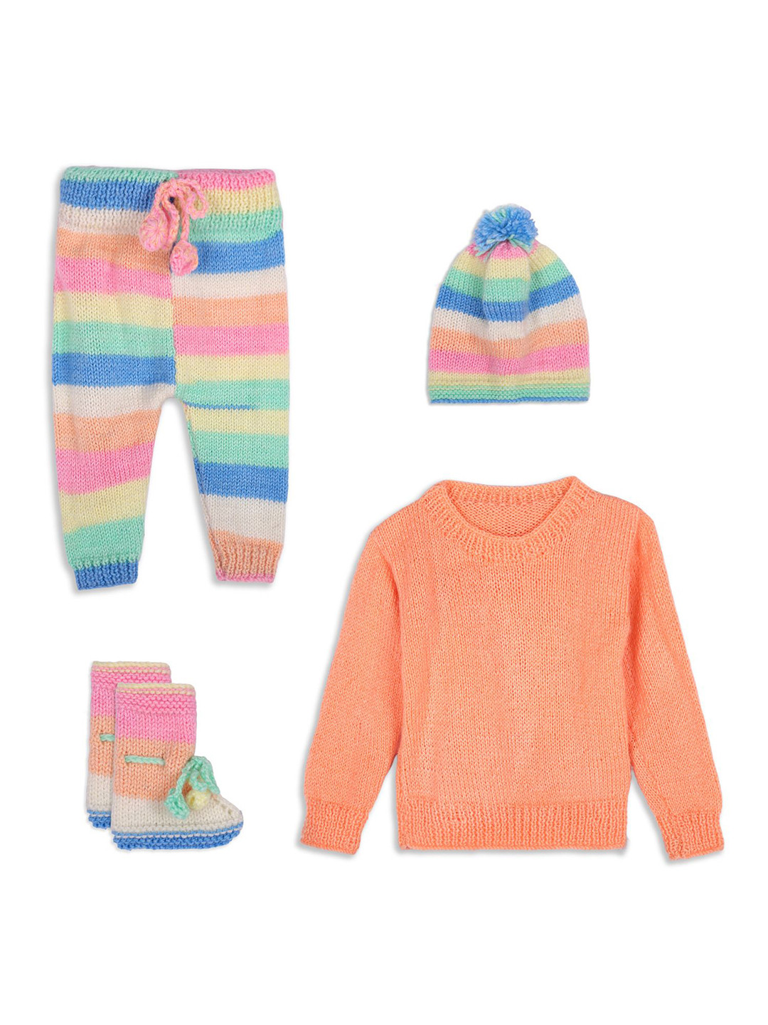 Cloud Kids Unisex Kids Striped T-shirt with Pyjamas