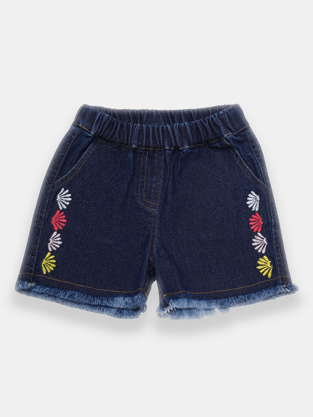 Creative Kids Girls Mid-Rise Denim Shorts