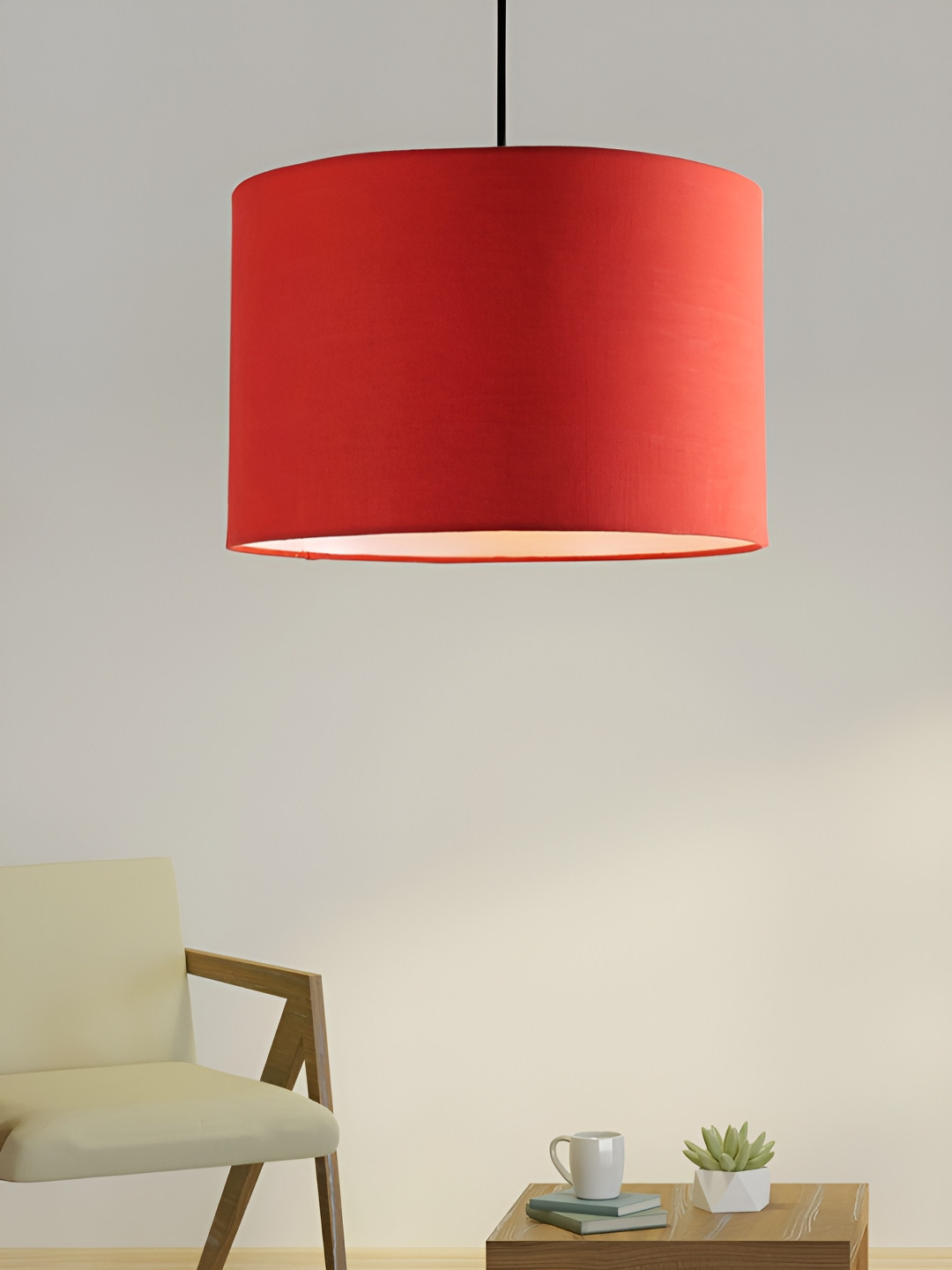 Decazone Red Ceiling Lamp