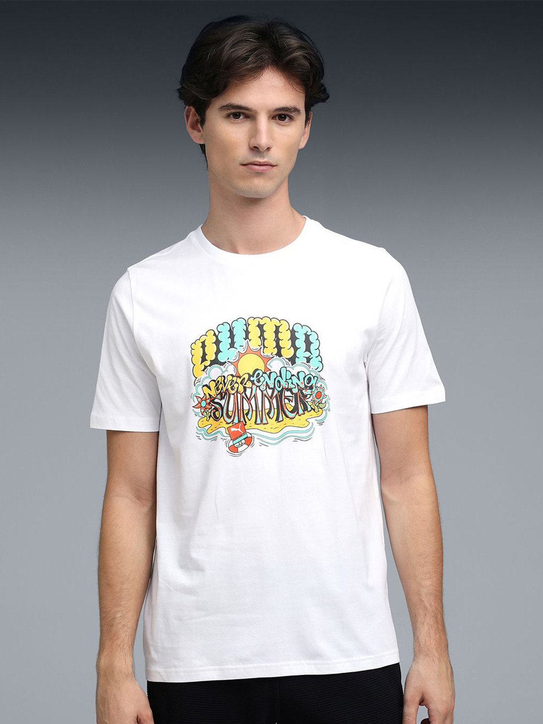 Puma Men Graphic Front Print Tee
