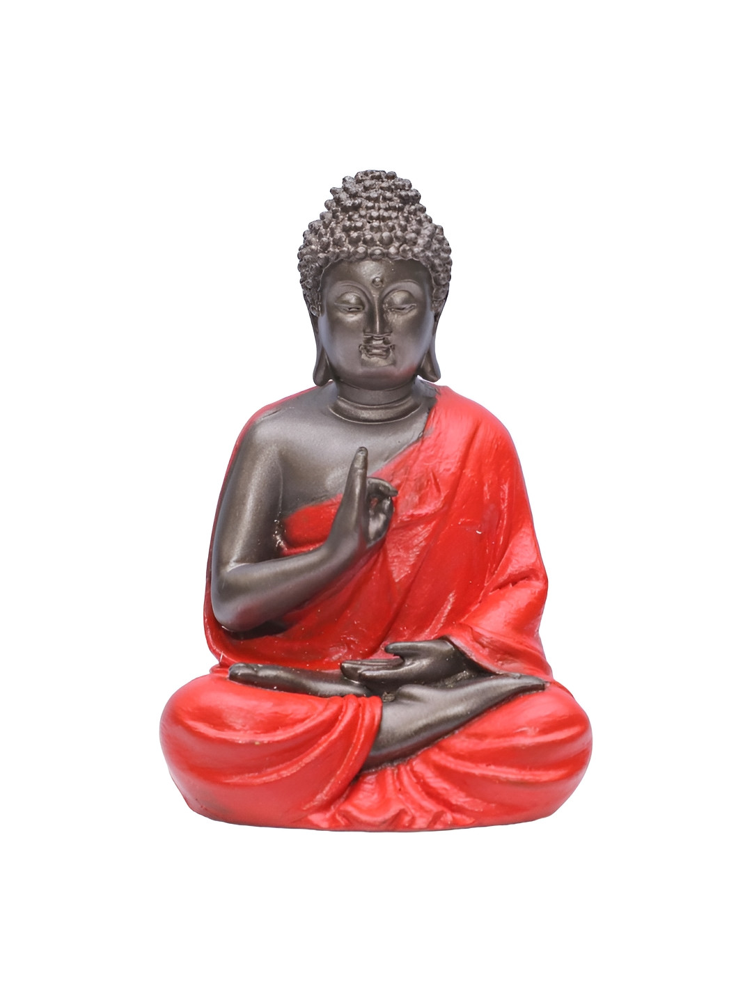 Ashnam Bronze-Toned Teaching Buddha Figurine Showpiece
