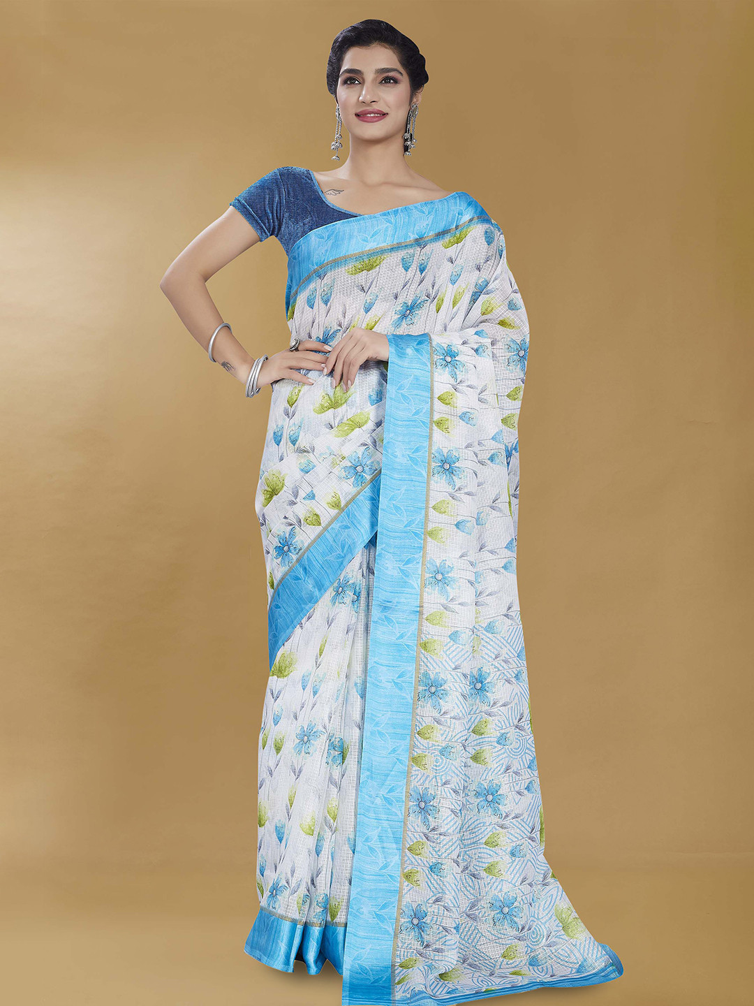 Rani Saahiba Floral Kota Saree