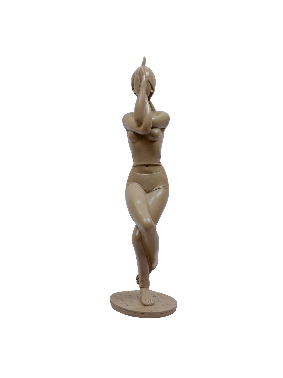 Ashnam Beige Lady Eagle Yoga Figurine Showpiece