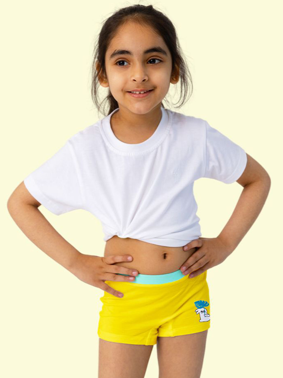 SuperBottoms Girls Boy Short Antimicrobial Mid Rise Brief Und-G-BS-NL-4-6Y-1P_N