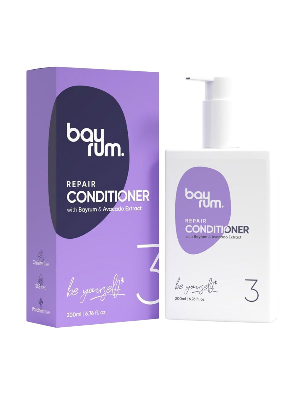 BAYRUM. Thick Hair Repair Conditioner With Bayrum & Avocado Extract - 200 ml