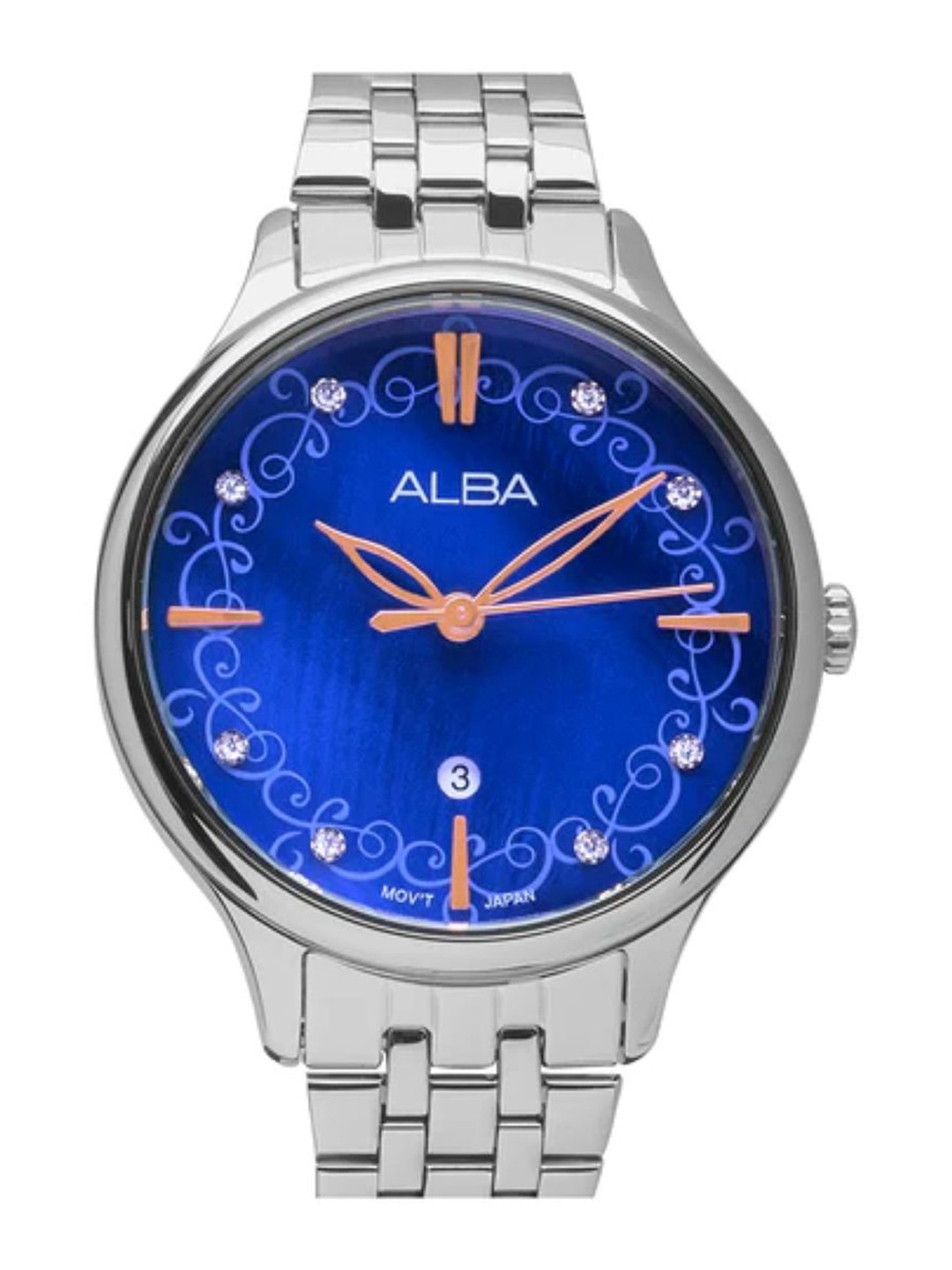 Alba by seiko Blue MOP Patterned Dial-AH7CR5X1