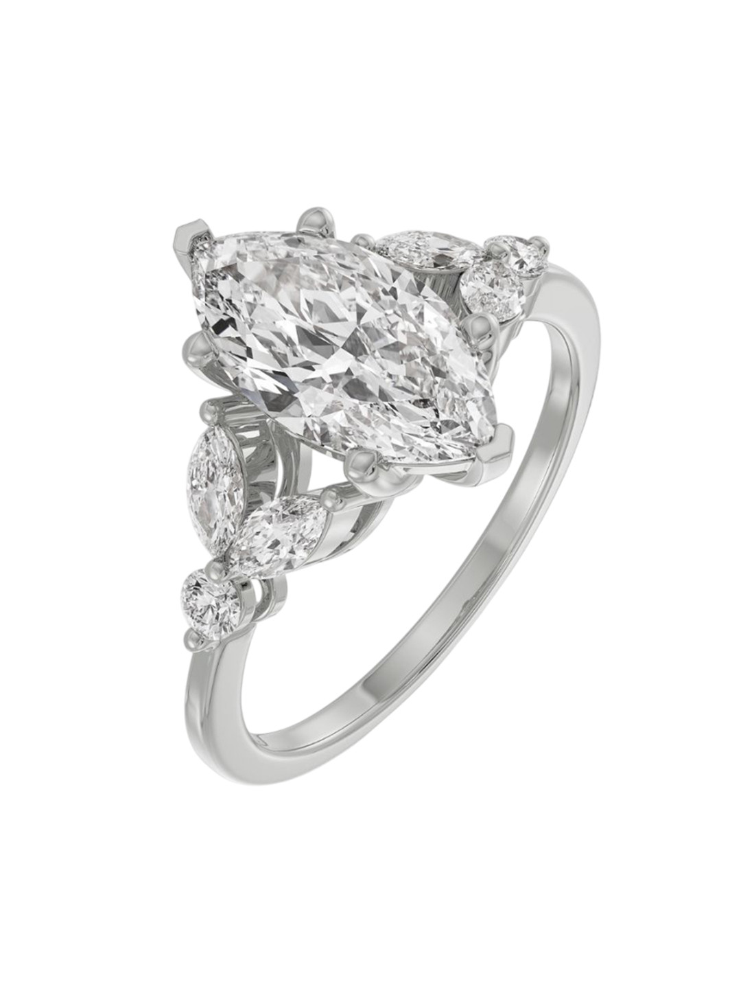 Emori Majestic Marquise Lab Diamond in 14KT Gold Ring