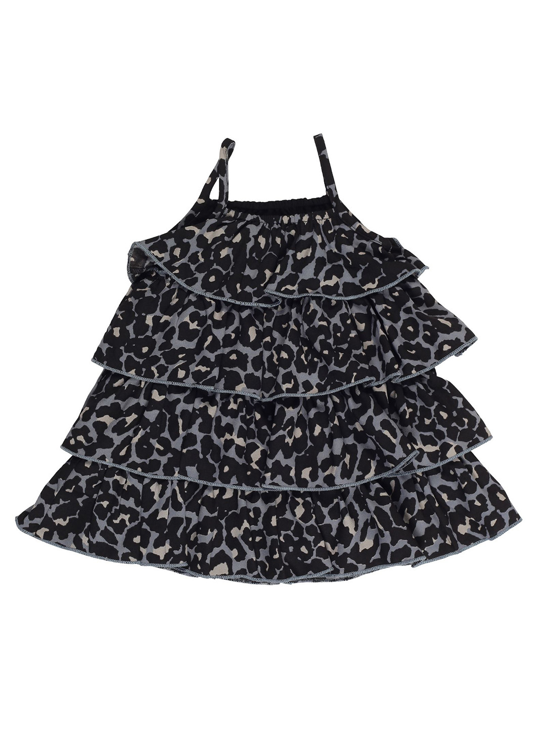 YOUNG BIRDS Print Chiffon A-Line Dress