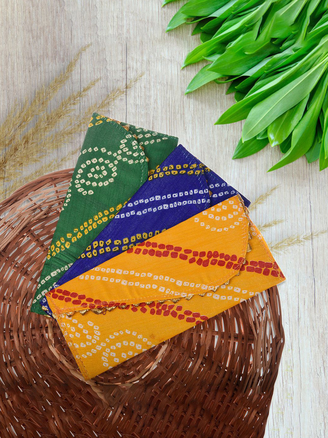 Kuber Industries Set of 2 Assorted Printed Envelope Clutches