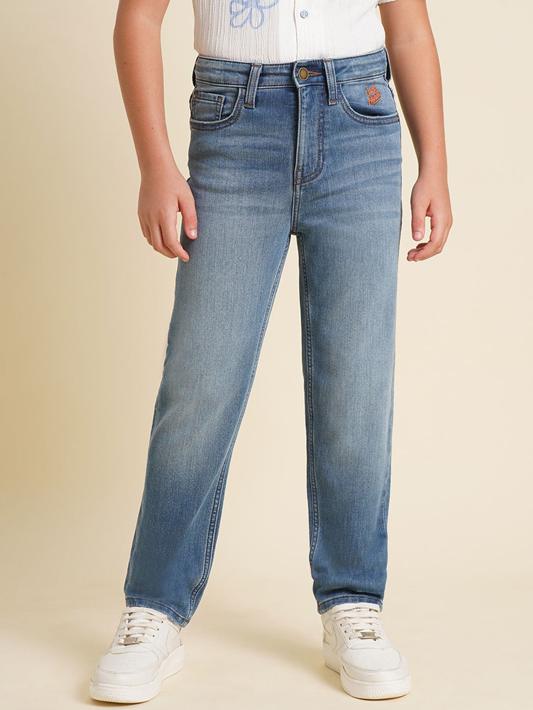 Jack & Jones Junior Boys Light Fade Stretchable Jeans - Baggy