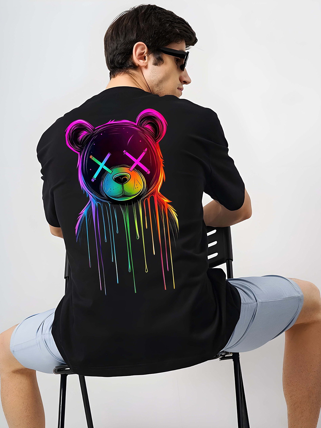 KAIDO Men Drop-Shoulder Sleeves T-shirt