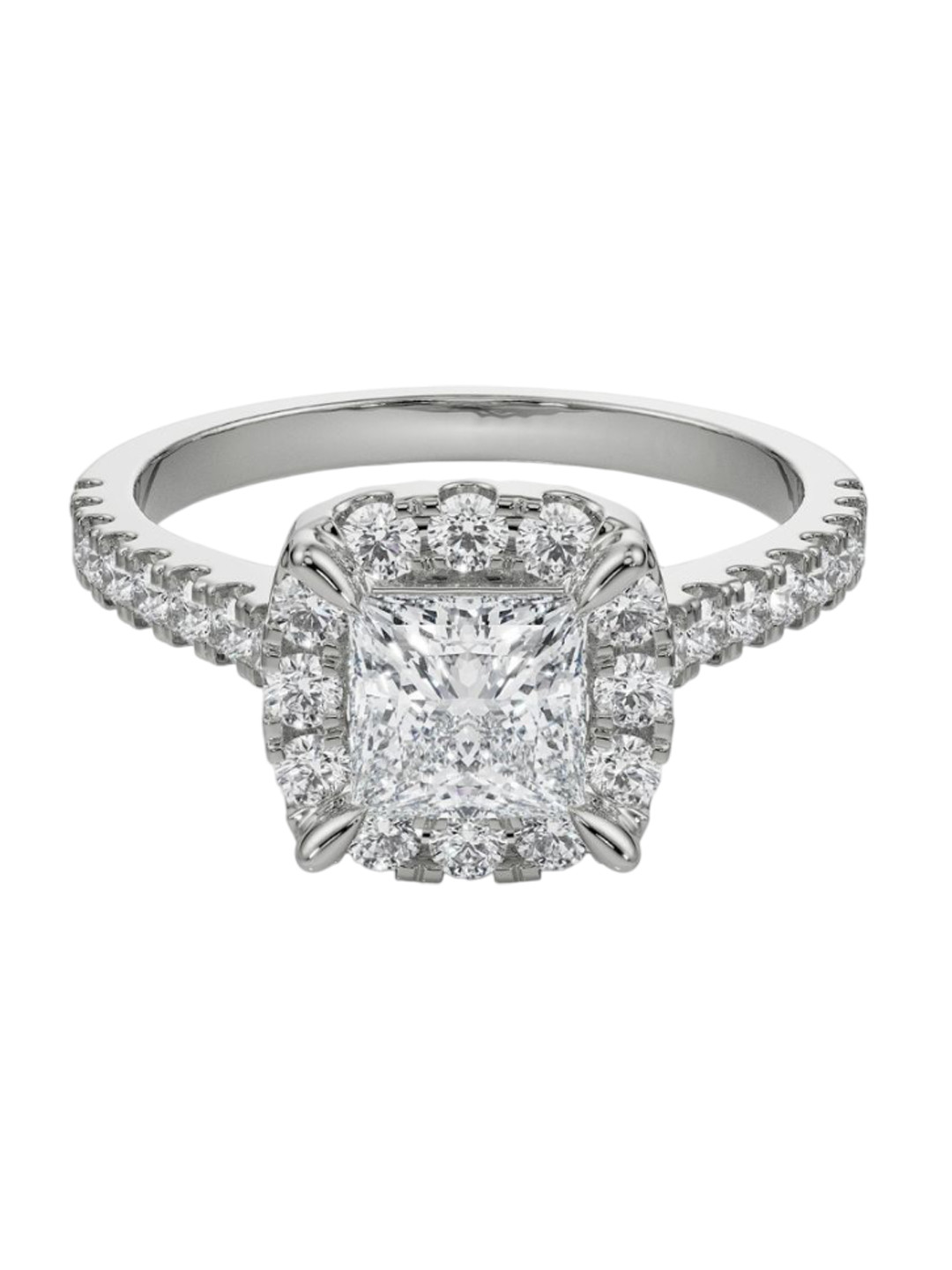 Emori Princess Cut Bridal Lab Diamond in 14KT Gold Ring