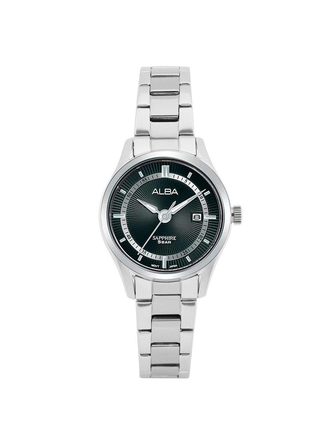 Alba by seiko Sterling Black Ladies Watch-AH7BQ7X1