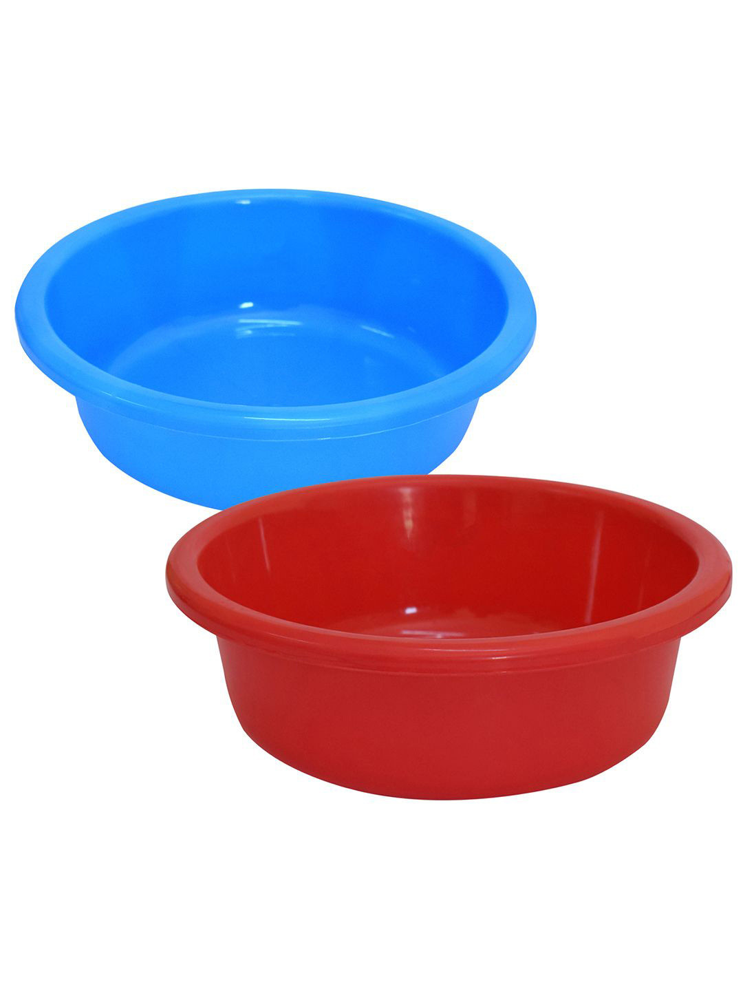 Kuber Industries Blue & Red 2 Pieces Knead Dough Baskets-6 L Each