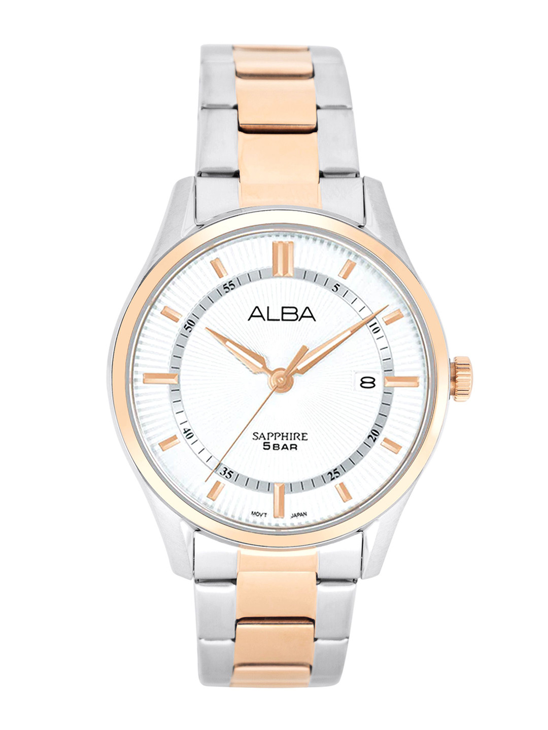 Alba by seiko Asterix White Dial Watch- AS9R14X1