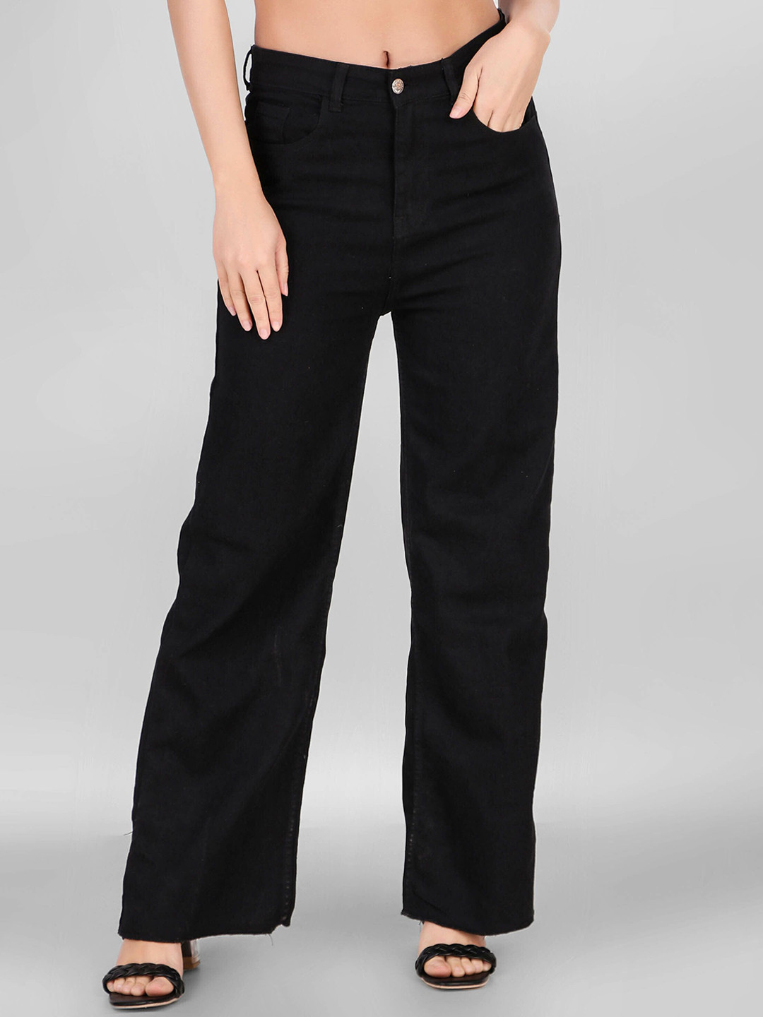 MERCEL Women Flared High-Rise Jeans