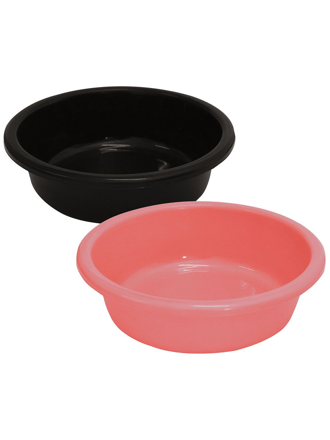 Kuber Industries Black & Pink 2 Pieces Knead Dough Baskets 6L