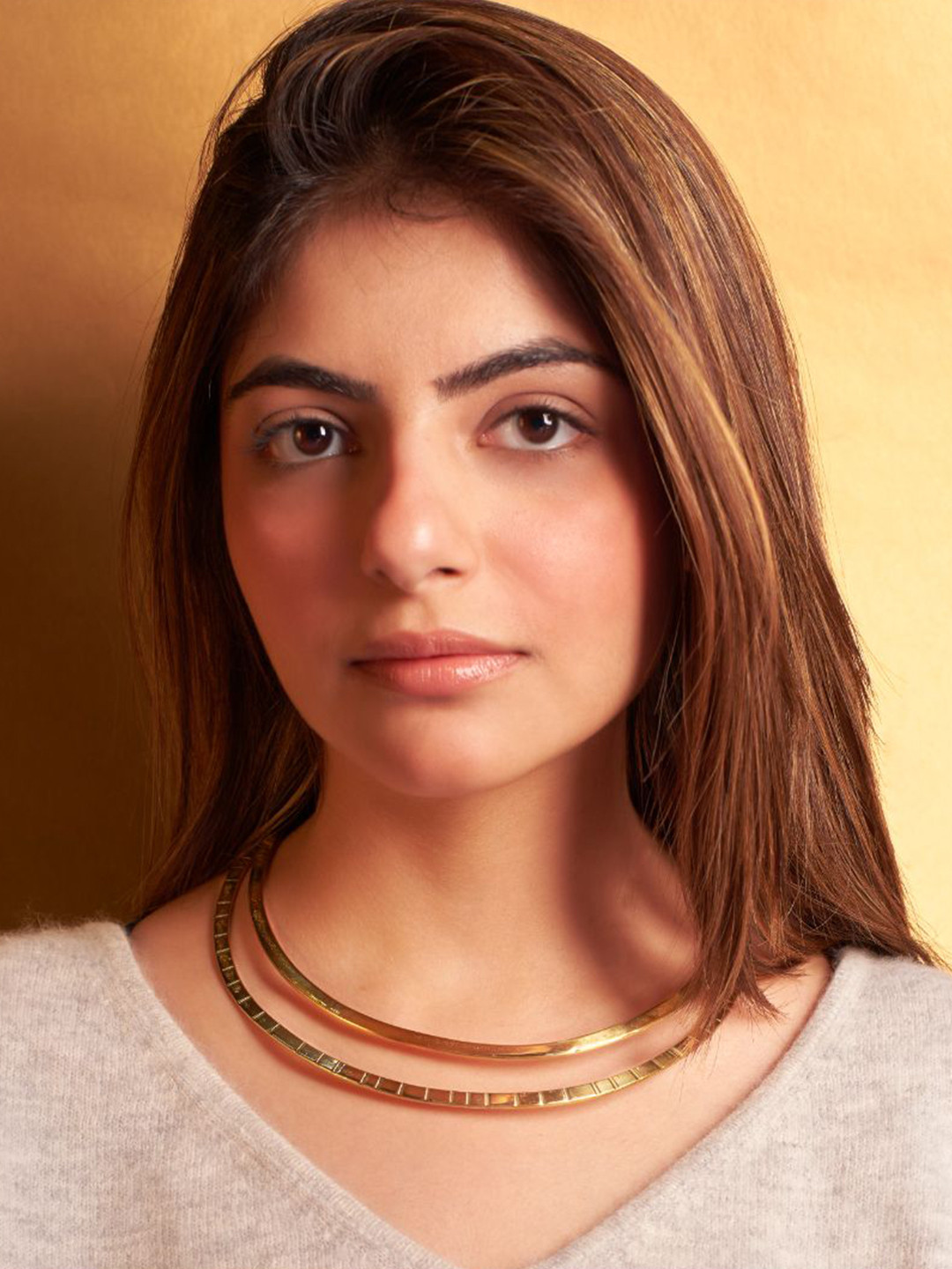 SALTY Alloy Gypsy Queen Neck Cuff Necklace & Chain