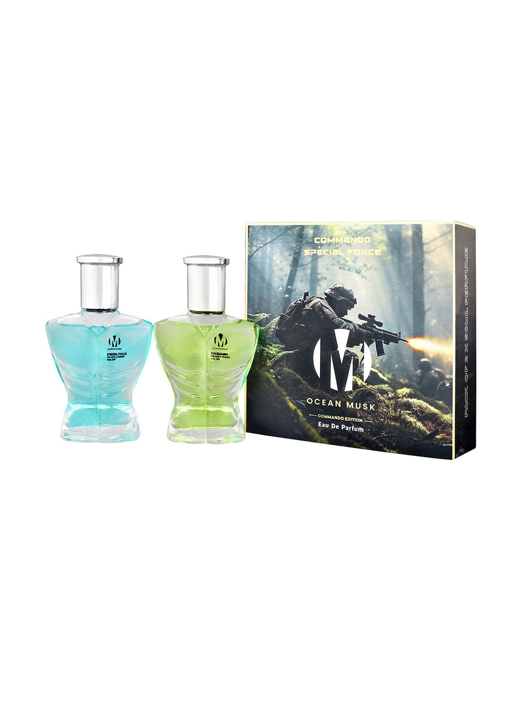 Ocean Musk Special Force & Commando Set Of 2 Long Lasting Eau de Parfum - 50ml Each