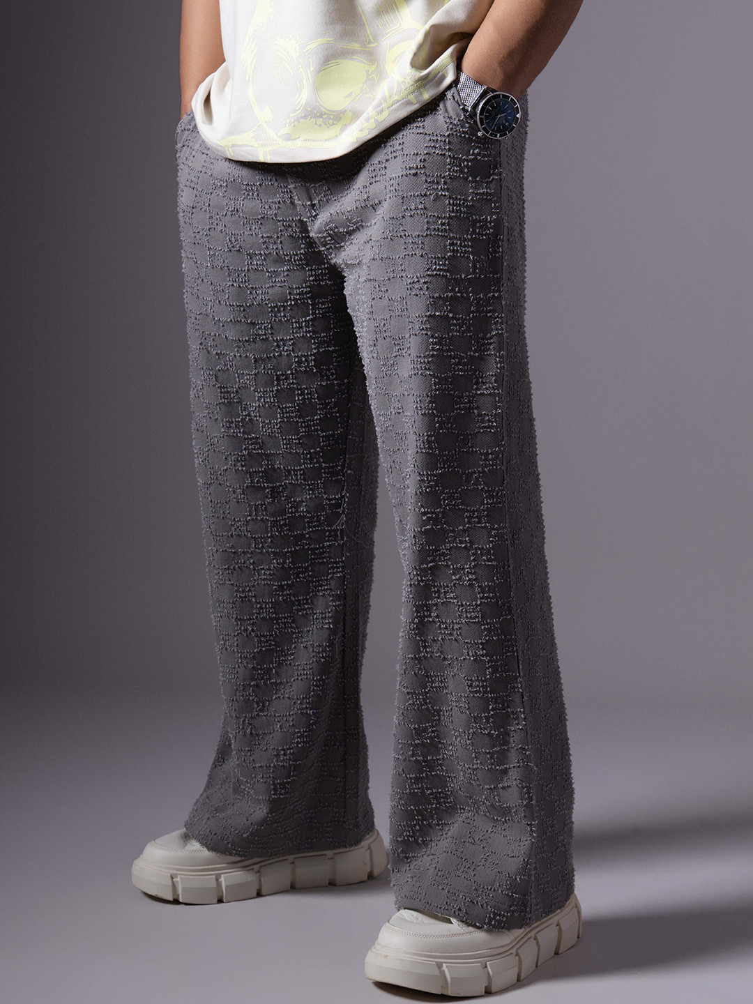 HOP HEAD Men Bootilicious Bootcut Low Distress Jeans