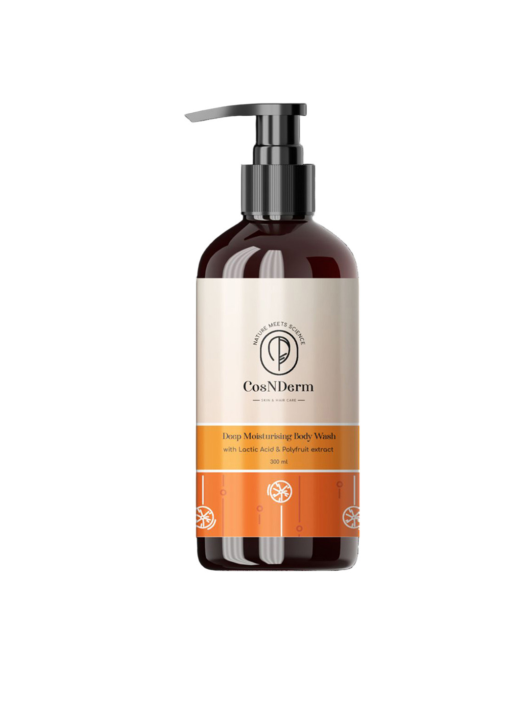 CosNDerm Nature Meets Science Lactic Acid Extract Deep Moisturizing Body Wash 300ml