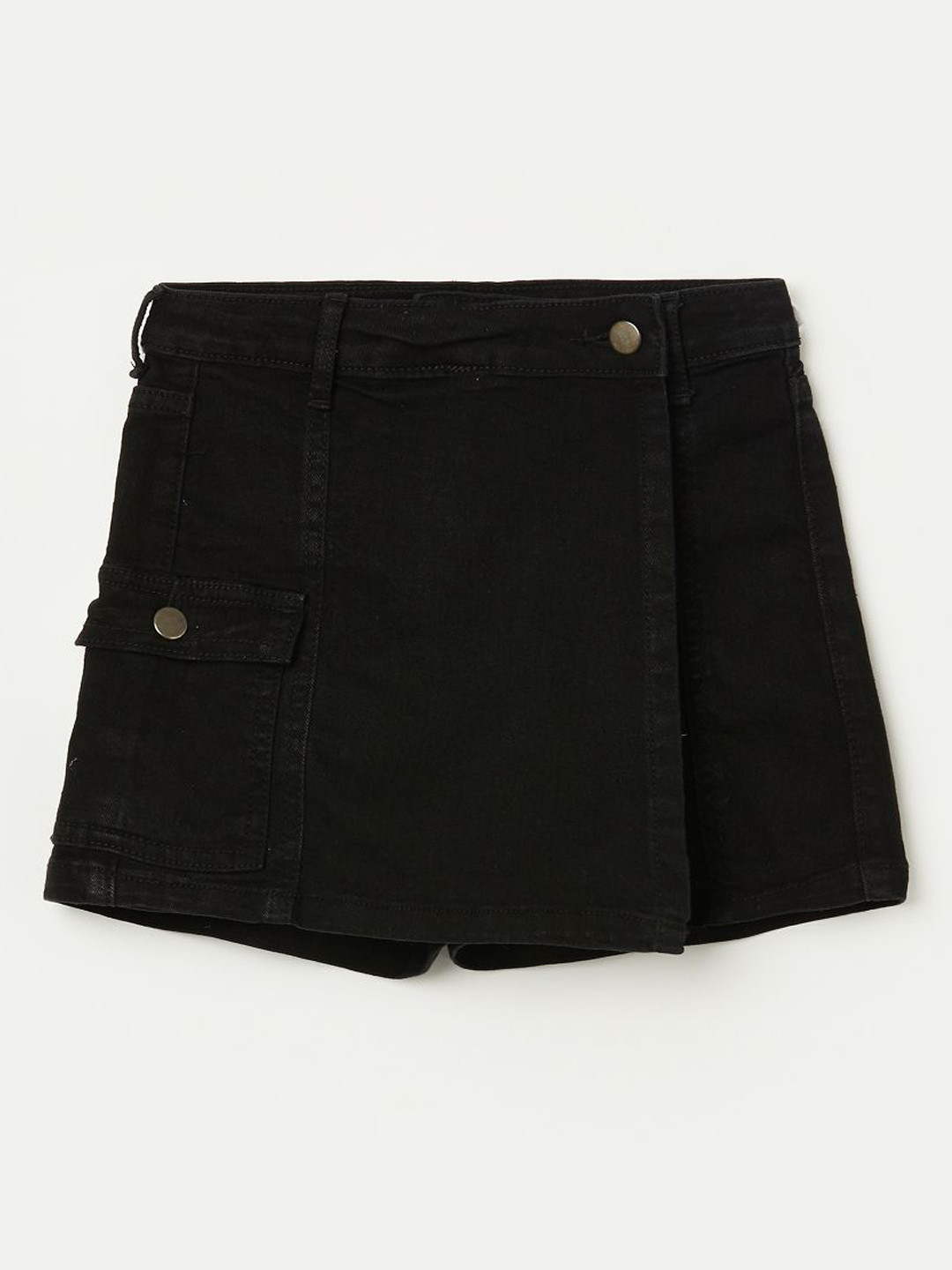 Fame Forever by Lifestyle Girls Cotton Skorts Knee Length Skirts