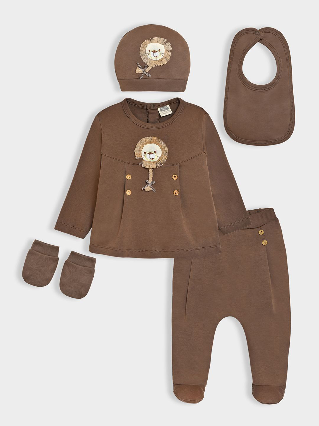 MiArcus Infants Patch Worked Pure Cotton Apparel Gift Set